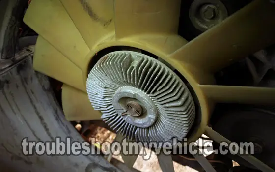 Nissan fan clutch removal #5