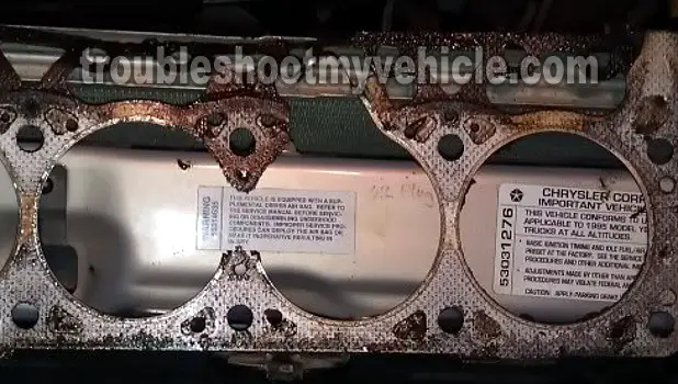 1991 Honda civic blown head gasket #6