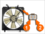 How To Test The Radiator Fan Motor (Honda 2.2L, 2.3L) How To Test The Radiator Fan Motor (Honda 2.2L, 2.3L)