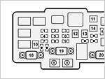 Under-Hood Fuse/Relay Box (2001-2004 1.7L Honda Civic) Under-Hood Fuse/Relay Box (2001-2004 1.7L Honda Civic)