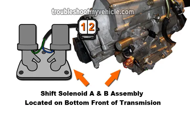 Symptoms Of A Failed Shift Control Solenoid A And B Assembly. How To Test Shift Control Solenoid A And B (2001-2005 1.7L Honda)