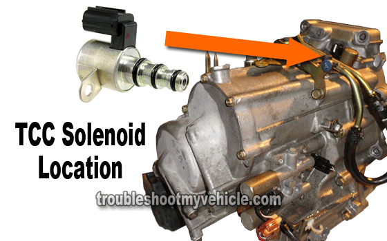 Honda accord automatic transmission solenoid location #1