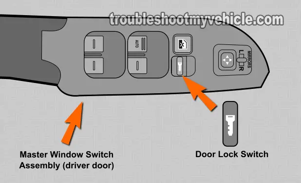 Location Of Door Lock Switch. How To Program The Key FOB 1998-2002 Nissan Quest