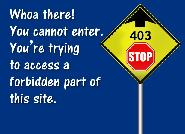 403- Forbidden!