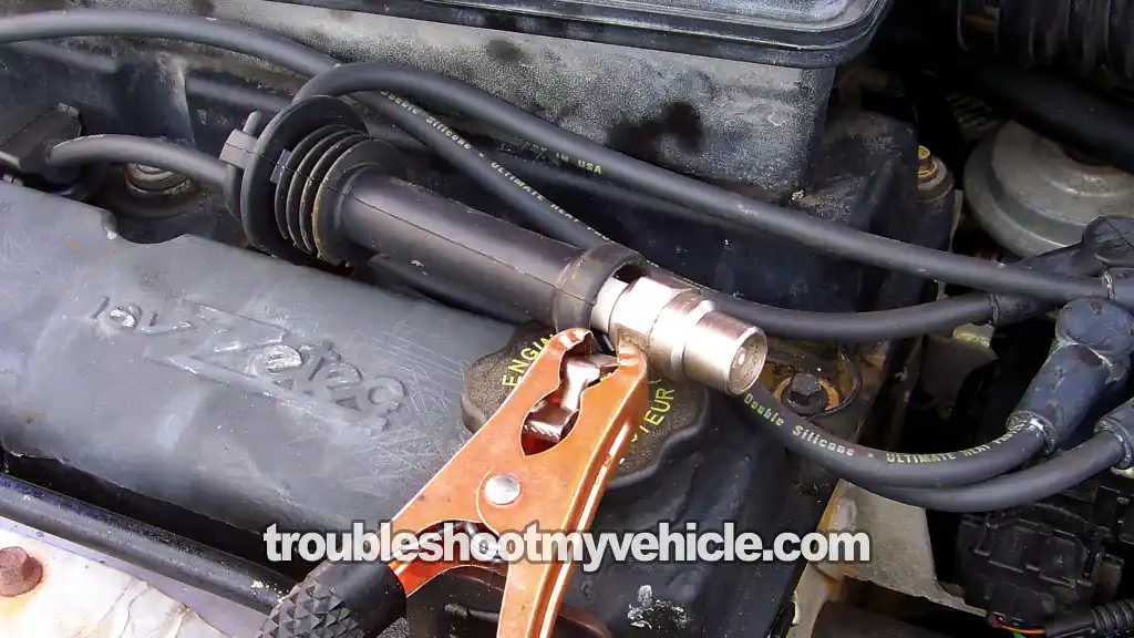 Testing For Spark At The Spark Plug Wire. How To Test The Ignition Coil Pack (2000, 2001, 2002, 2003, 2004 2.0L Ford Focus)