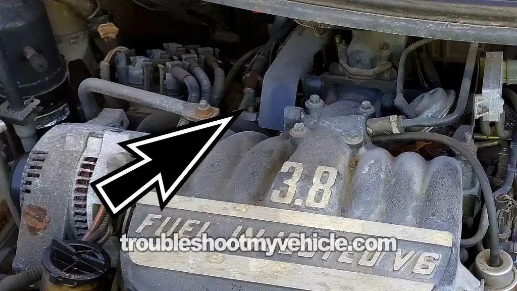 Schrader Valve Location: 1995 3.8L Ford Windstar. How To Test The Fuel Pump (1995, 1996, 1997, 1998 3.8L V6 Ford Windstar)