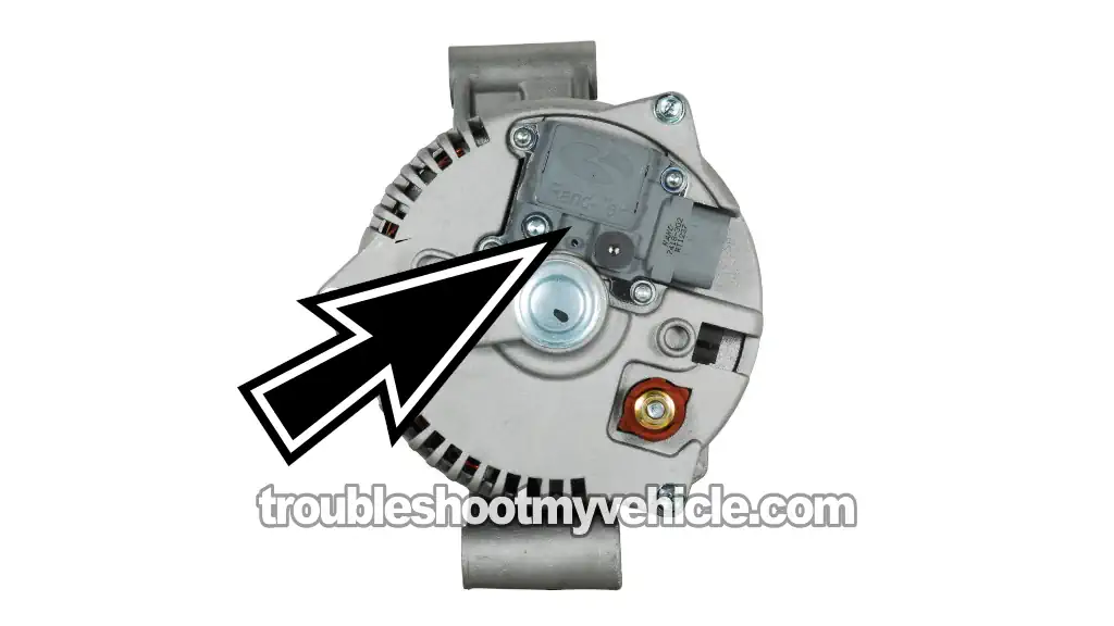 Making Sure The Voltage Regulator Is Receiving 12 Volts. How To Test The Alternator (1991, 1992, 1993, 1994, 1995, 1996, 1997, 1998, 1999, 2000, 2001 4.0L V6 Ford Explorer And Aerostar)