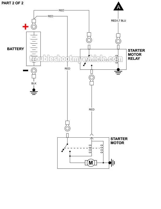 Part 1 Starter Motor Circuit Diagram