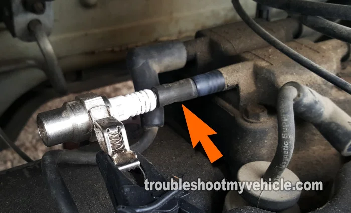 Testing For Spark At The Ignition Coil Pack. How To Test The Ignition Coil Pack (1996, 1997, 1998, 1999, 2000, 2001, 2002, 2003, 2004, 2005 2.4L Caravan, Grand Caravan, Voyager, Grand Voyager)