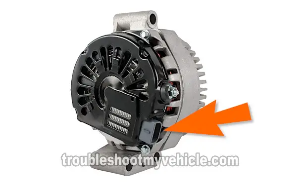 Making Sure The Voltage Regulator Is Receiving 12 Volts. How To Test The Alternator (1998, 1999, 2000, 2001 4.0L V6 Mercury Mountaineer)