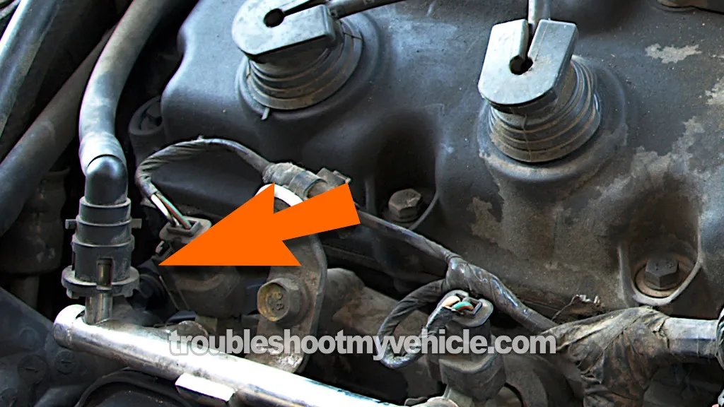 Fuel Pressure Gauge Connection Point. How To Test The Fuel Pump (1995, 1996, 1997, 1998, 1999, 2000 2.0L Dodge Stratus And Plymouth Breeze)