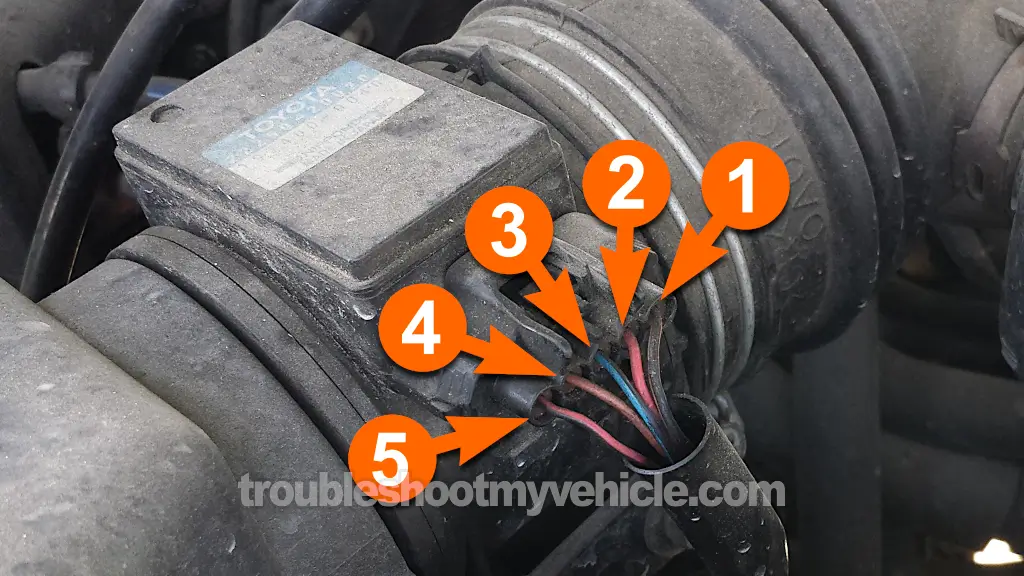 How To Test The MAF Sensor (1994, 1995, 1996 3.0L V6 Toyota Camry)