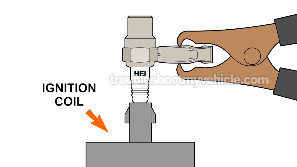 Testing The Ignition Coil For Spark. Engine No-Start Ignition System Tests (1992, 1993 3.0L V6 Toyota Camry)