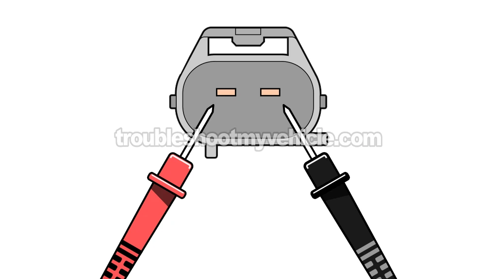 Measuring The Resistance Of The CKP Sensor. How To Test The Crankshaft Position (CKP) Sensor (1994, 1995, 1996, 1997, 1998, 1999, 2000, 2001, 2002, 2003, 2004, 2005, 2006 3.0L V6 Toyota Camry