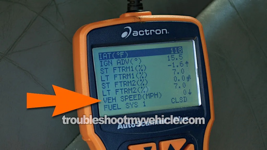 Checking The Vehicle Speed Signal Using A Scan Tool. P0500 Diagnostic: VSS Sensor Tests (1996, 1997 5.2L, 5.9L V8 Dodge Ram Pickup) Checking The Vehicle Speed Signal Using A Scan Tool. P0500 Diagnostic: VSS Sensor Tests (1996, 1997 5.2L, 5.9L V8 Dodge Ram Pickup)