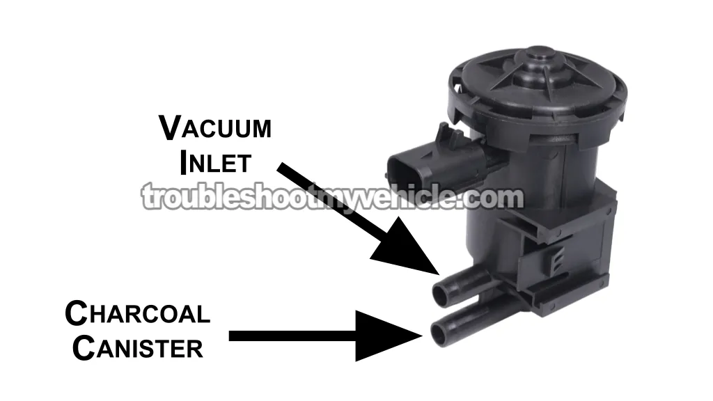 EVAP Purge Solenoid Vacuum Hose Connections (2001, 2002, 2003, 2004, 2005, 2006, 2007 3.3L V6 Caravan, Grand Caravan, Town & Country, Voyager)