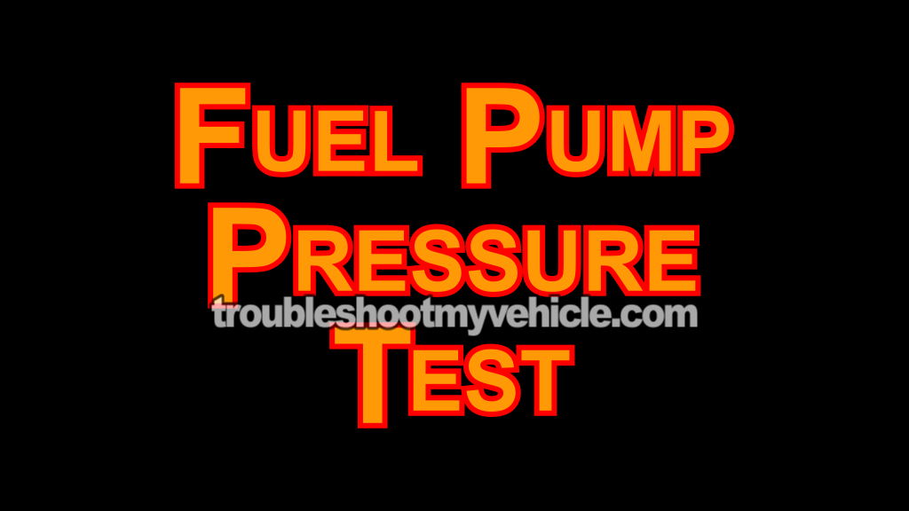 How To Test The Fuel Pump (1994, 1995, 1996, 1997, 1998, 1999, 2000, 2001, 2002, 2003, 2004, 2005 3.1L V6 Buick Century)