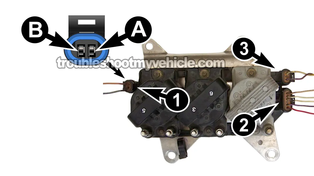 Making Sure The ICM Is Getting Power. How To Test The Ignition Control Module (1994, 1995, 1996, 1997, 1998, 1999, 2000, 2001, 2002, 2003, 2004, 2005 3.1L V6 Buick Century)