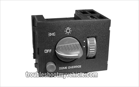 Chevrolet Headlight Switch Wiring Diagram from troubleshootmyvehicle.com