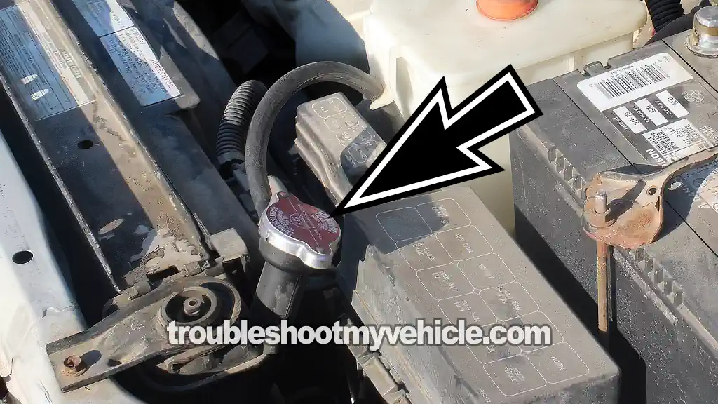 Exhaust Gases Shooting Out Of The Coolant Expansion Tank. How To Test For A Blown Head Gasket (1993, 1994, 1995, 1996, 1997, 1998 3.0L V6 Nissan Quest And Mercury Villager)