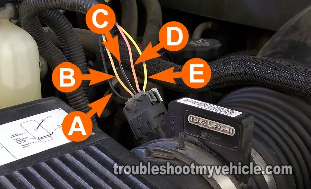 Part 1 -How to Test the Intake Air Temp (IAT) Sensor (GM 4 ... 1995 chevy blazer pcm wiring diagram 