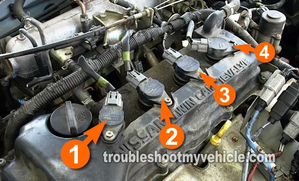 Checking For Misfire Codes. How To Test The Ignition Coils (2000, 2001, 2002, 2003, 2004, 2005, 2006 1.8L Nissan Sentra)