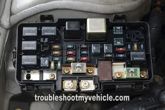 2005 Honda Accord Under Hood Fuse Box Diagram