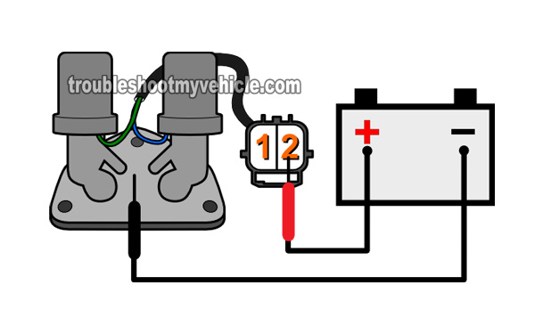 Applying Battery Voltage To Solenoid A And B. How To Test Shift Control Solenoid A And B (2001-2005 1.7L Honda)