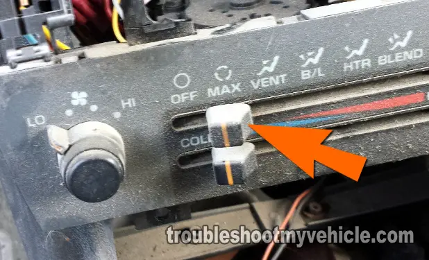 How To Test The Blower Control Switch With A Multimeter (1991-1994 Chevy Cavalier)