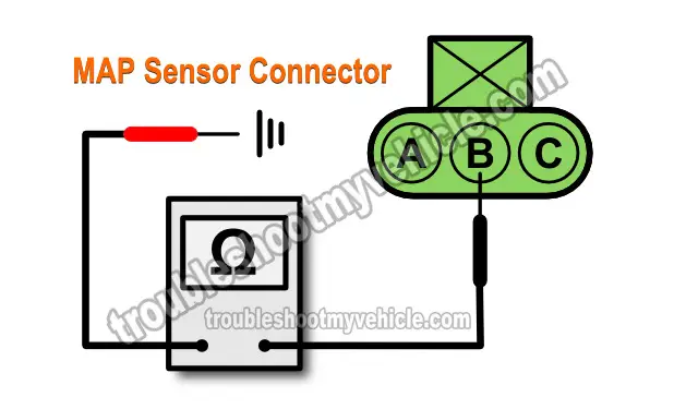 Checking For Shorts To Ground. Bad PCM Causing MAP Sensor Code (1993, 1994 GM 4.3L, 5.0L, 5.7L)