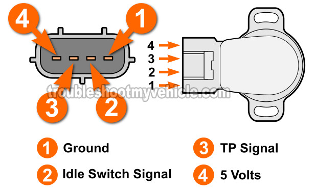 TPS Idle Switch Multimeter Test (1.6L Toyota Corolla)