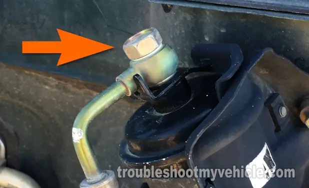 Fuel Filter Banjo Bolt Without 6mm Bolt on Top. How To Test The Fuel Pump (1995, 1996, 1997, 1998, 1999, 2000 1.6L Honda Civic)