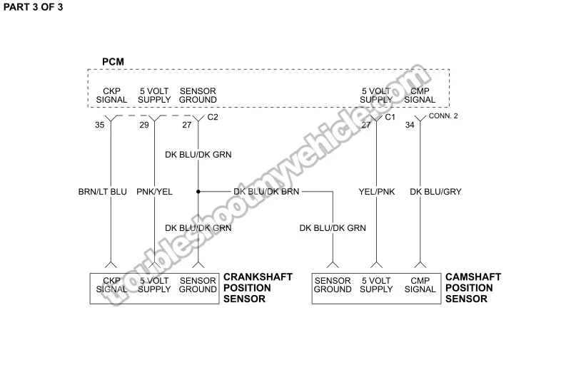 PART 3 of 3 -Ignition System Wiring Diagram. 2004, 2005, 2006 4.7L V8 Dodge Ram Pickup PART 3 of 3 -Ignition System Wiring Diagram. 2004, 2005, 2006 4.7L V8 Dodge Ram Pickup