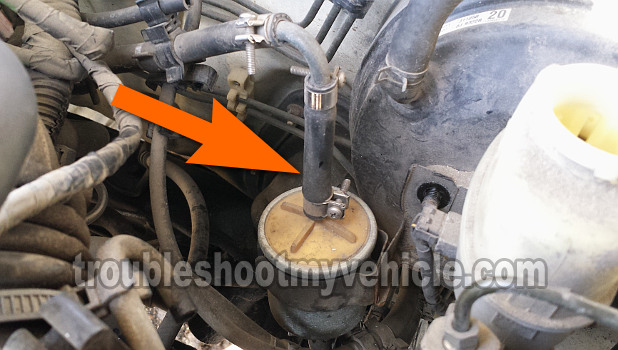Location Of Fuel Filter Output Hose. How To Test The Fuel Pump (1.6L Nissan Sentra)