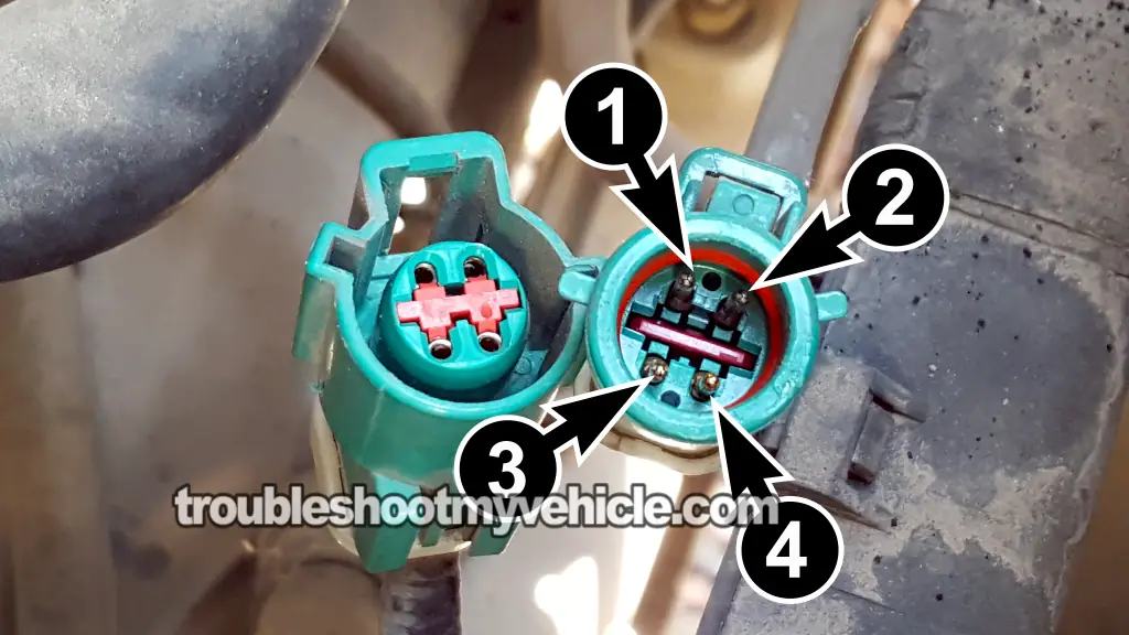 Part 2 Of 2: O2 Sensor Pinout. P0135 -O2 Sensor Bank 1 Sensor 1 Heater Tests (2001, 2002, 2003, 2004 3.0L V6 Ford Escape)