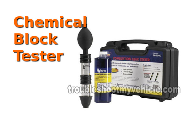 Using A Chemical Block Tester (Combustion Leak Tester). Block Tester To Check For A Blown Head Gasket