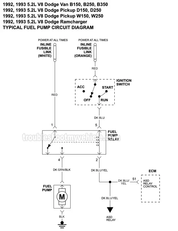 Dodge In Tank Lift Pump Conversion Wiring Diagram from troubleshootmyvehicle.com